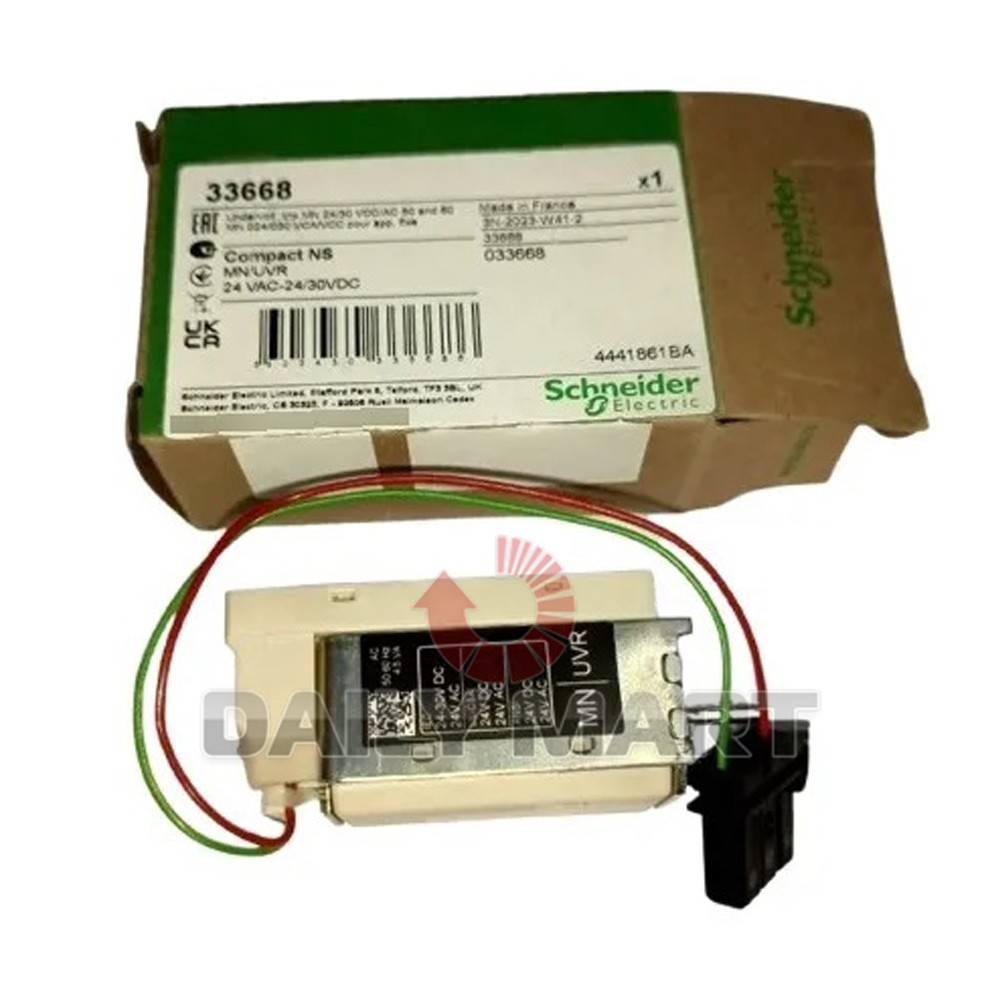 New In Box SCHNEIDER 33668 Undervoltage Release MN/UVR 24VAC/24–30VDC