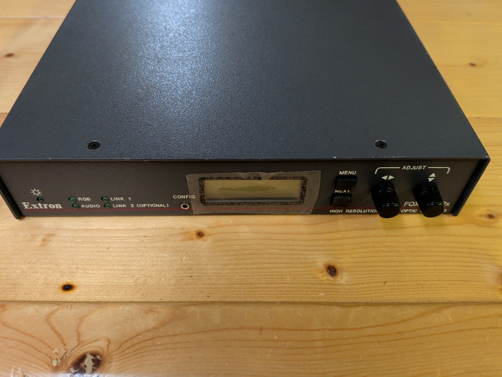 Extron FOX 500 Rx MM Fiber Optic Receiver RGB Audio RS-232 Tested Working