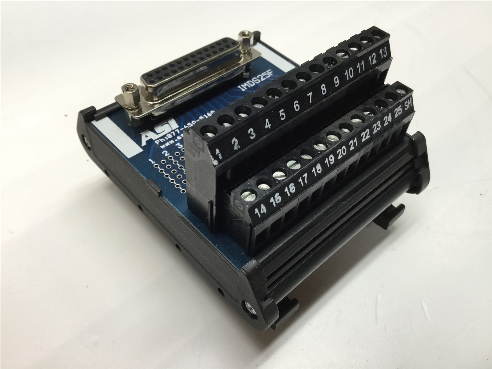 ASI IMDS25F Terminal Block Interface Module 26-12AWG 25-Position DIN Mounting