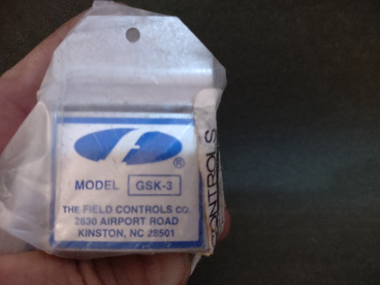 FIELD CONTROLS 46086404 GSK-250M MV/24V THERMAL SAFETY SWITCH MANUAL RESET