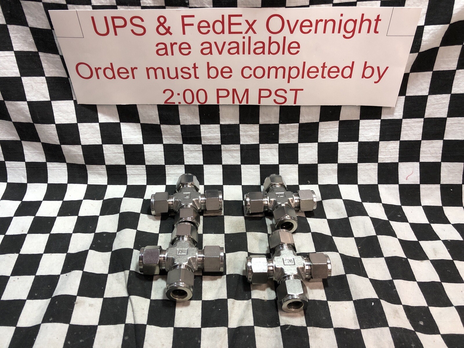 PARKER CROSS UNION 1/2″, 8ECR8-316, 8ECR8316, LOT OF 4, SHIPSAMEDAY #1171N11
