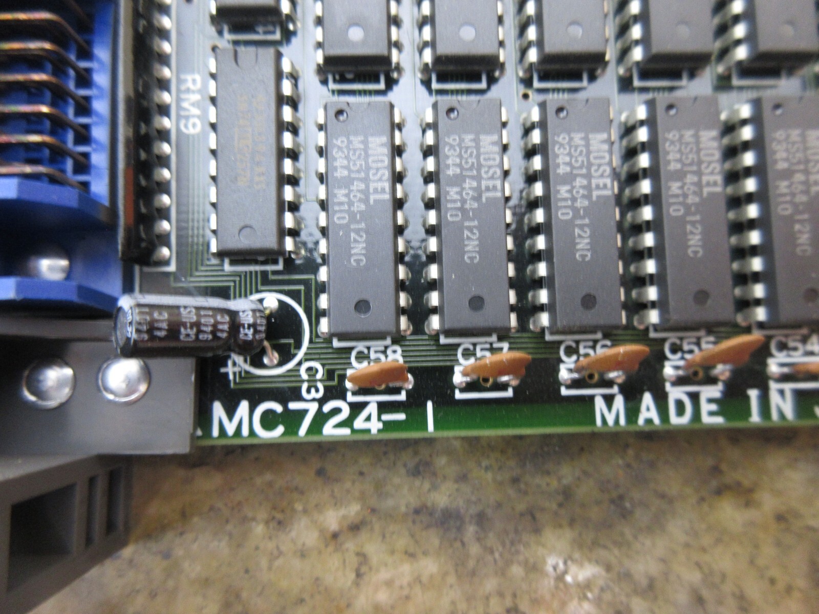 MITSUBISHI CIRCUIT BOARD MC724-1 BN634A232G51A LOT OF 3 PIECES