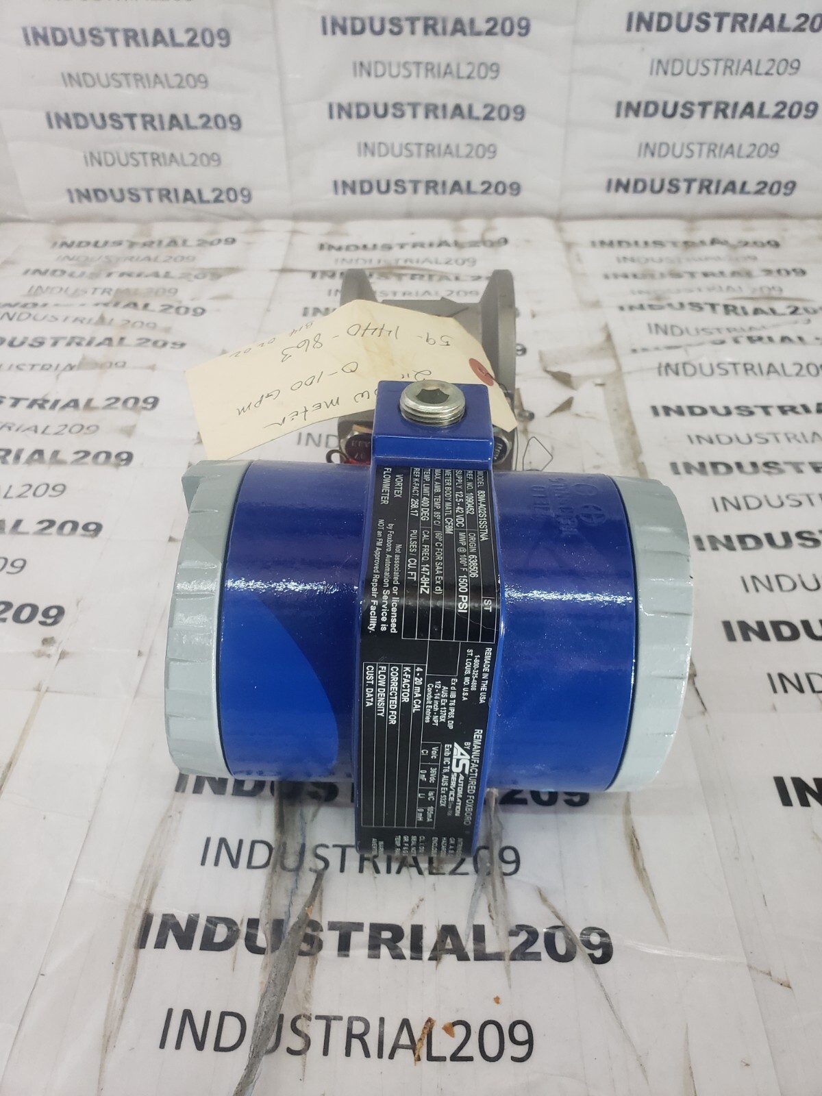 FOXBORO 83W-A02S1SSTNA VORTEX FLOWMETER 2”