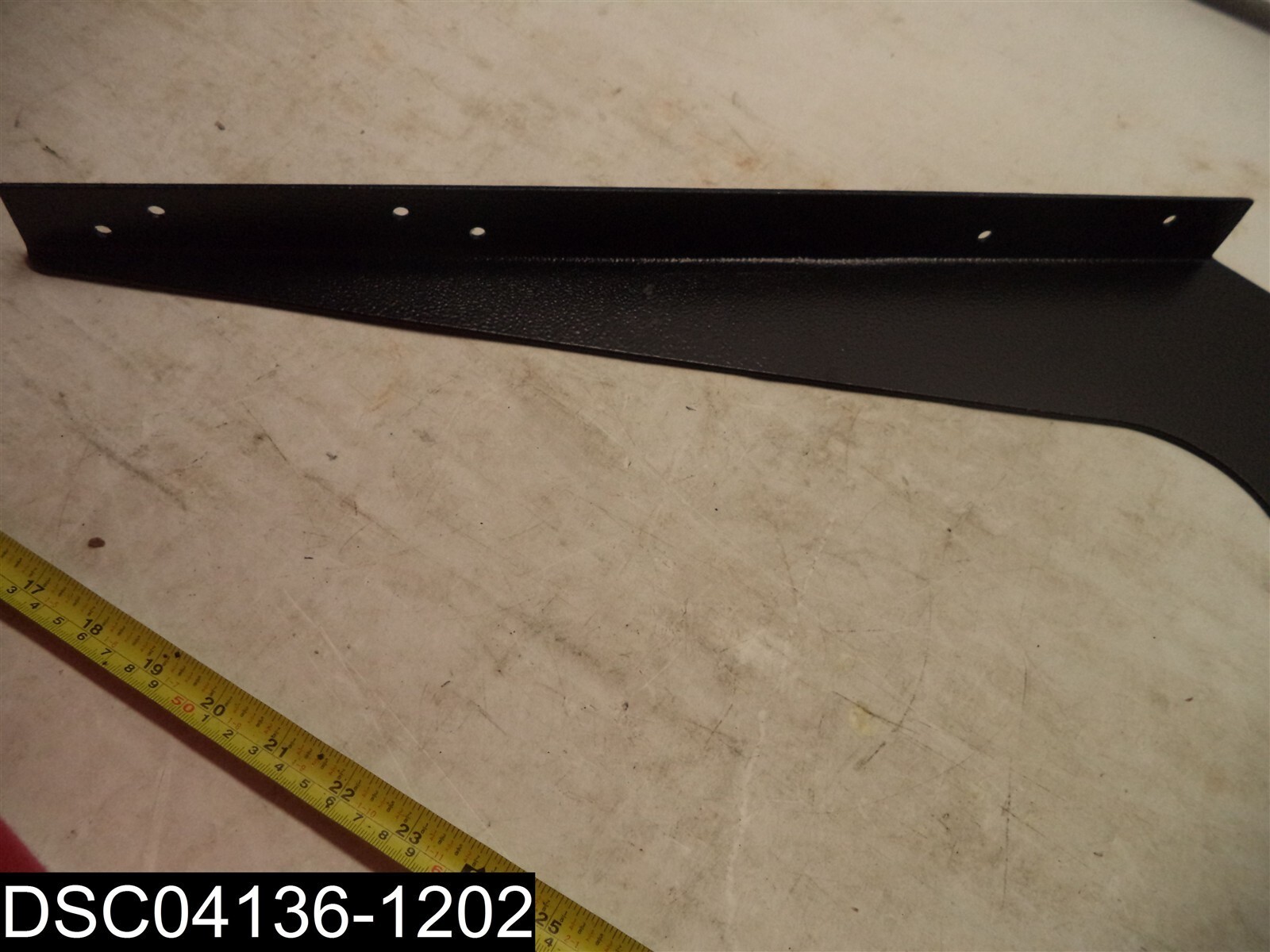 QTY=2: Black Painted 18-1/2″X24-1/2″X1-1/2″ Heavy Duty Shelf Bracket 1/8″ Thick