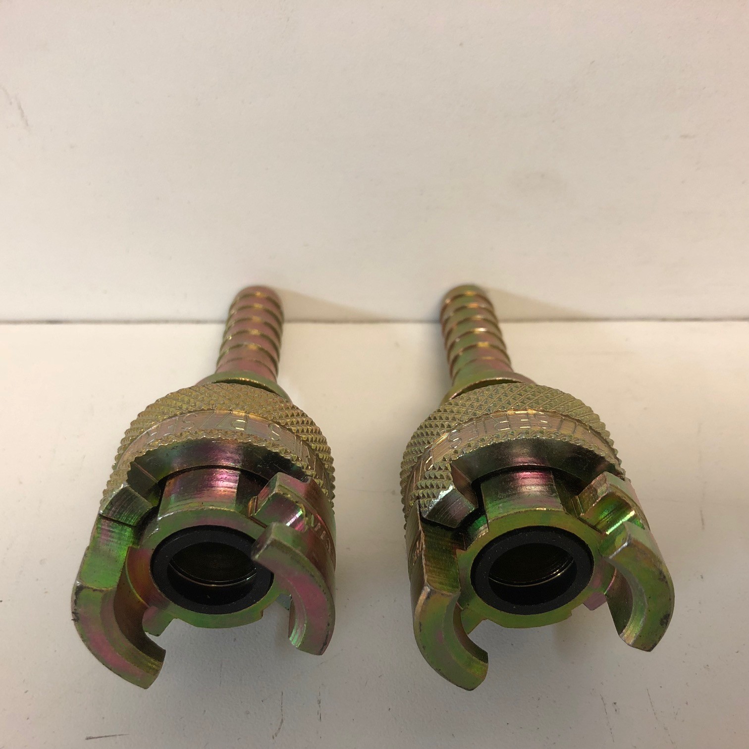 NEW! PARKER P SERIES PCC QUICK DISCONNECT PNEUMATIC FITTING SET 1/2″ HOSE BARB