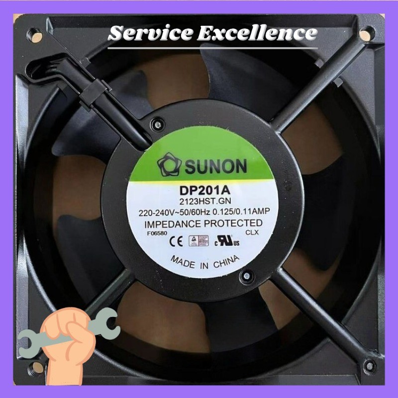 1X For Sunon Fan DP201A 2123HST.GN 120x 120 x38mm 220-240V0.125/0.11Amp#