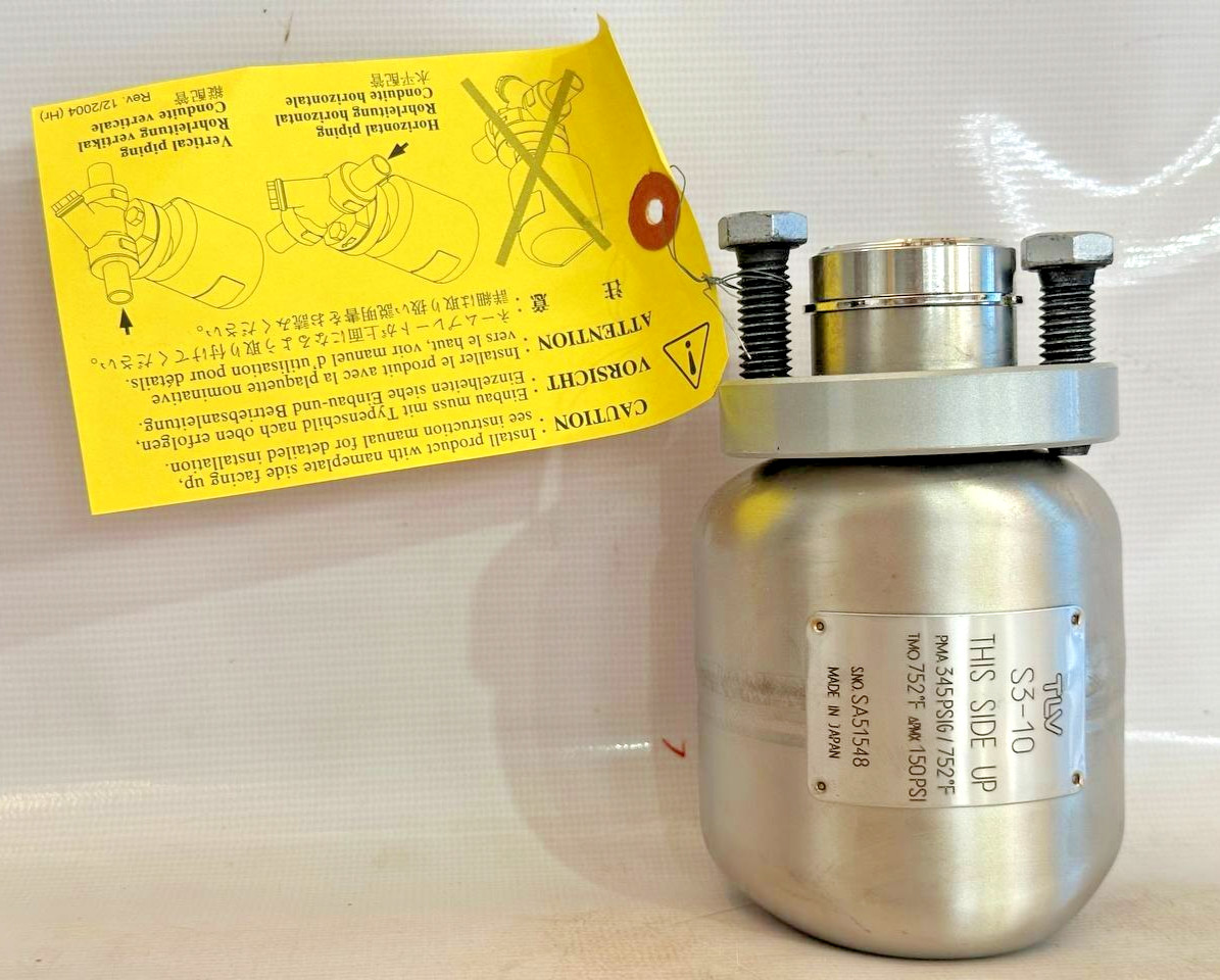 TLV Steam Trap S3-10 QuickTrap SUS316L Stainless Steel Made in Japan