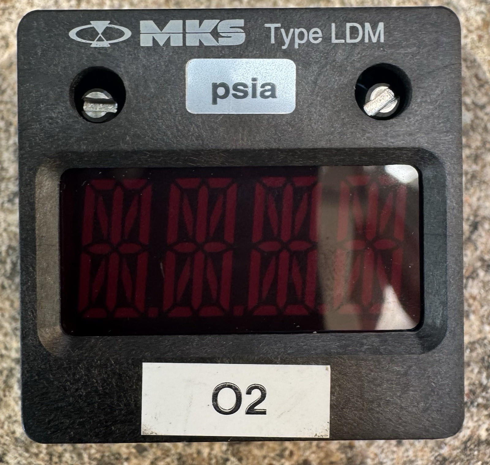 MKS LDM PRESSURE DISPLAY MODULE LDM-B12PA2CC1
