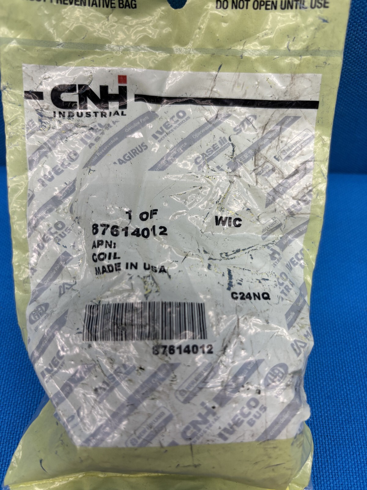 Genuine CNH 87614012 Replacement Coil Fits 410 Skid Steer Series 3