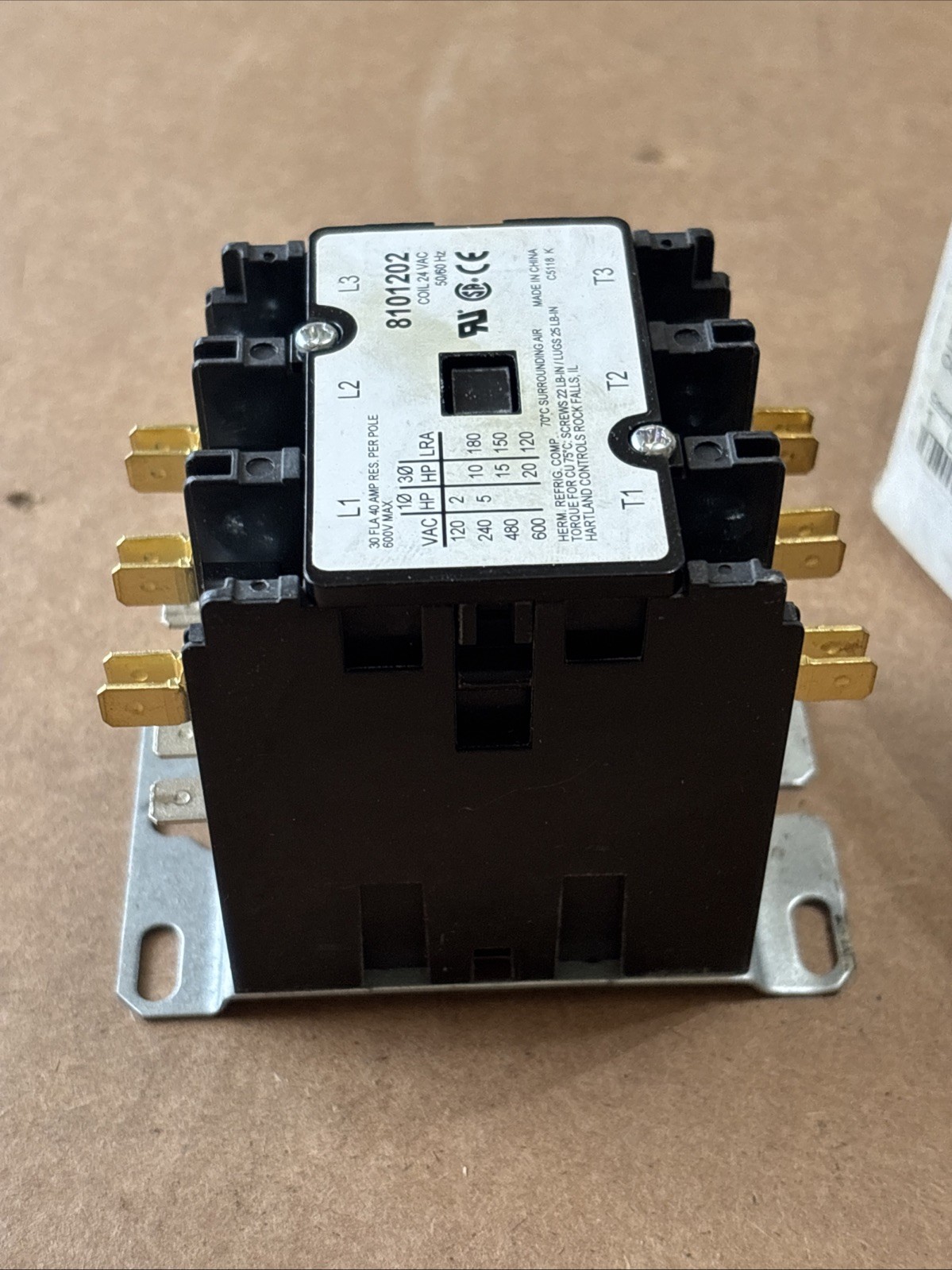 CONTACTOR 3P 30/40A 24V 810-1202 for Frymaster 810-1202