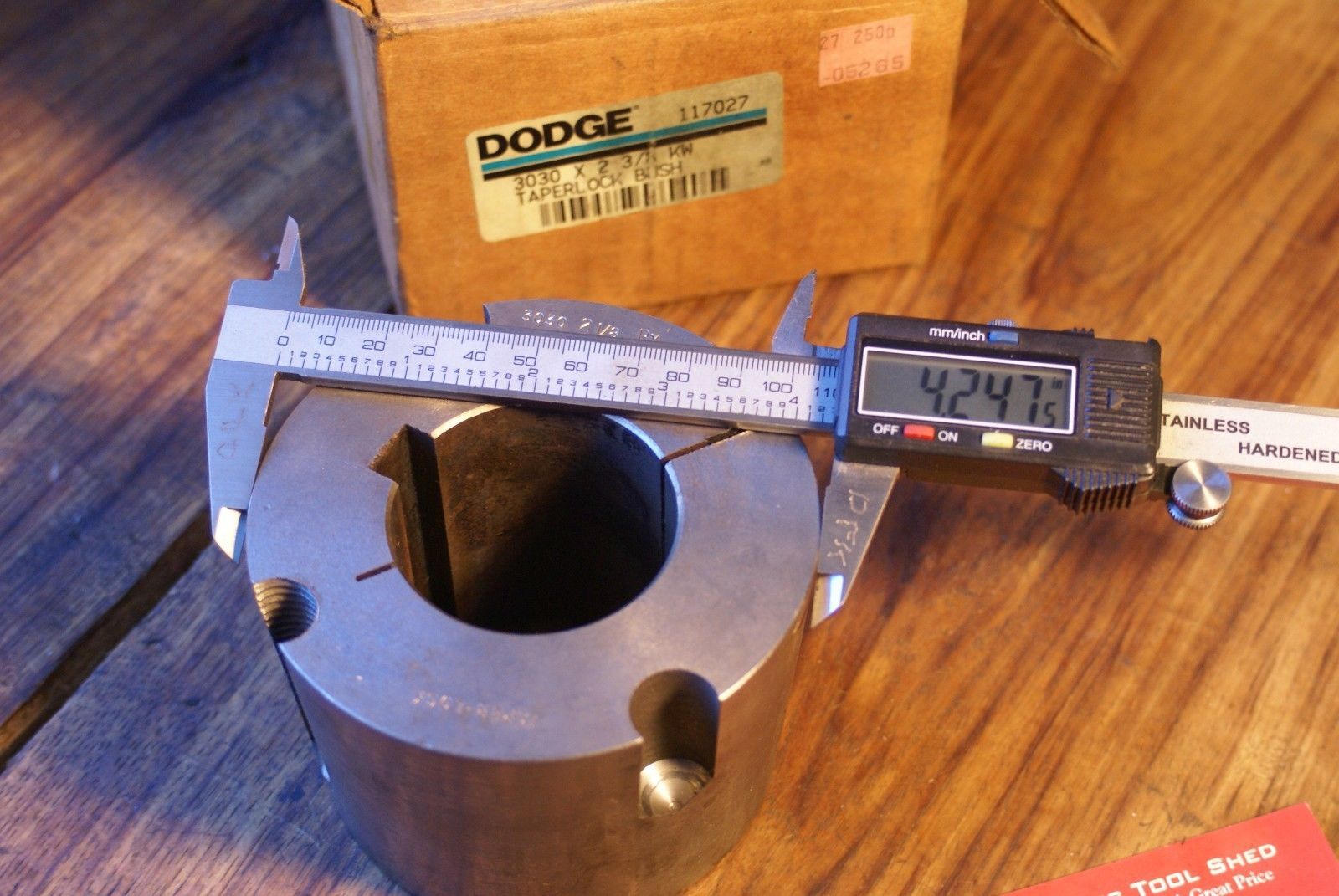 Dodge 3030 2-1/8″ Rx kw Bushing Taper Lock bush Taperlock