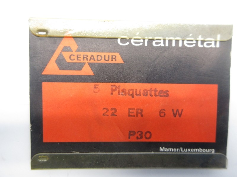 CERAMETAL 22ER6W P30 (PKG OF 5) NSMP