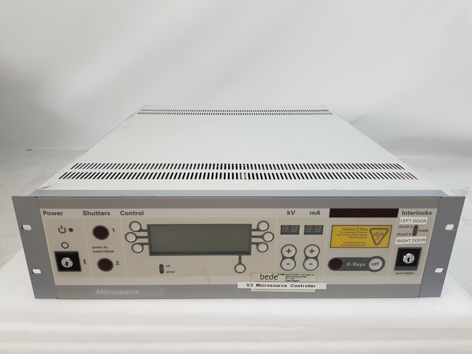 BEDE SCIENTIFIC INSTRUMENTS V3 MICROSOURCE CONTROLLER X-RAY