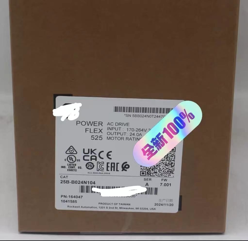 New for 25B-B024N104 PowerFlex 525 variable frequency drive ship DHL or FedEx