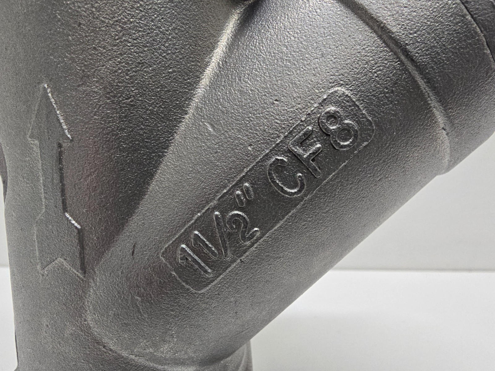NEW OLD STOCK! UNBRANDED 1-1/2″ CF8 80 MESH 304 STAINLESS Y-STRAINER YS-1040-S