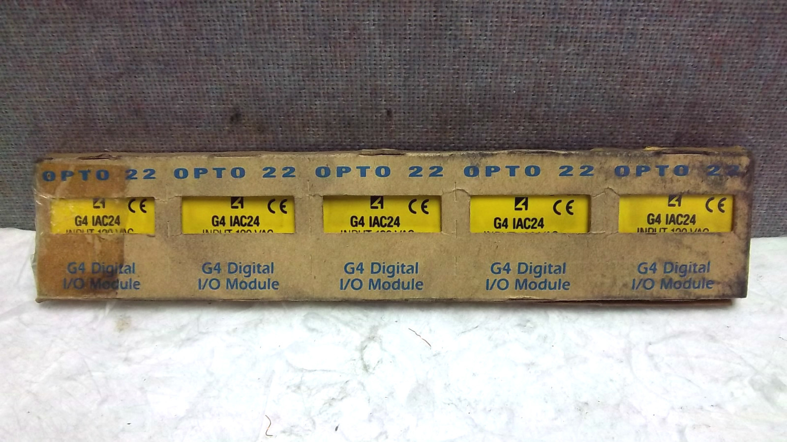 BOX OF 5 OPTO 22 G4 DIGITAL I/O MODULES G4 IAC24 NEW G4IAC24