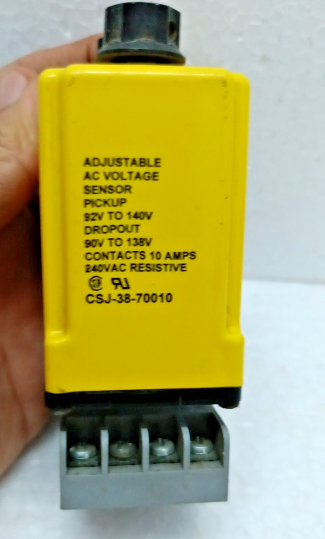 Tyco Electronics Potter & Brumfield CSJ-38-70010 Adjustable Voltage Sensor 220 V