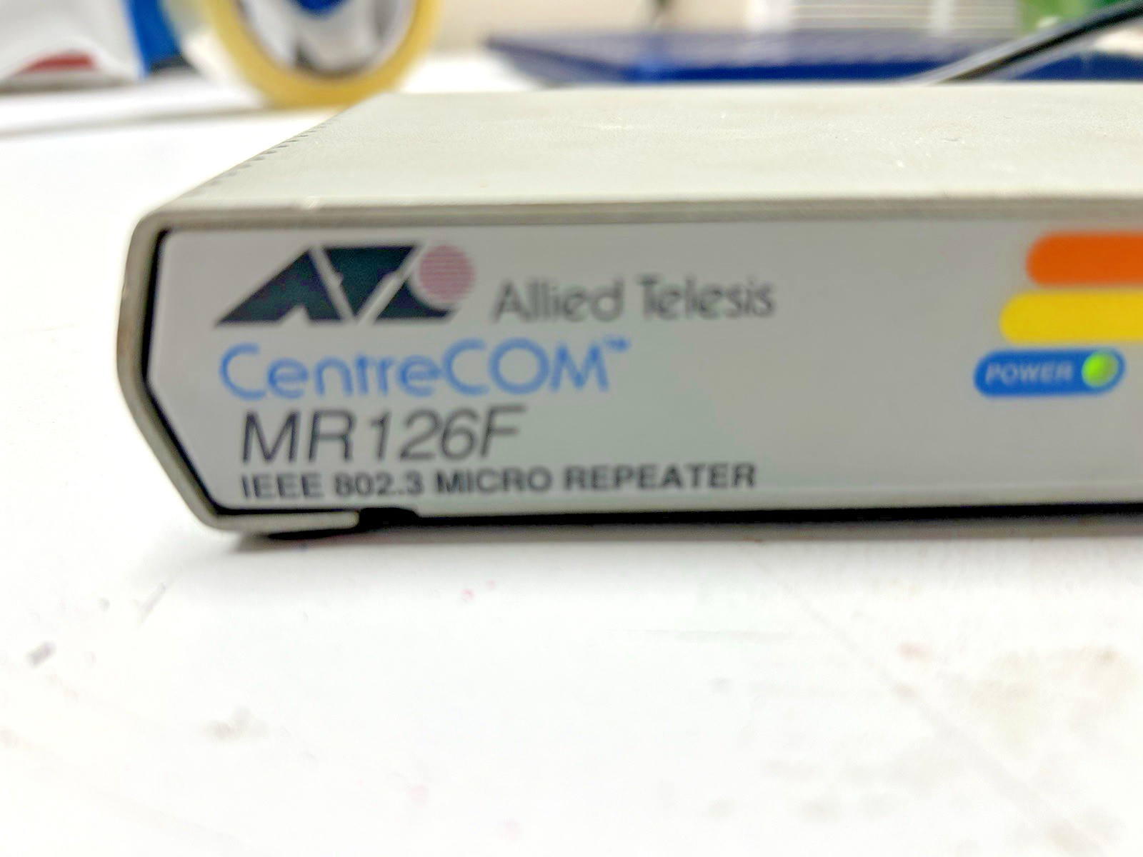 Allied Telesis CentreCOM Micro Repeater & Power Cord # AT-MR126F