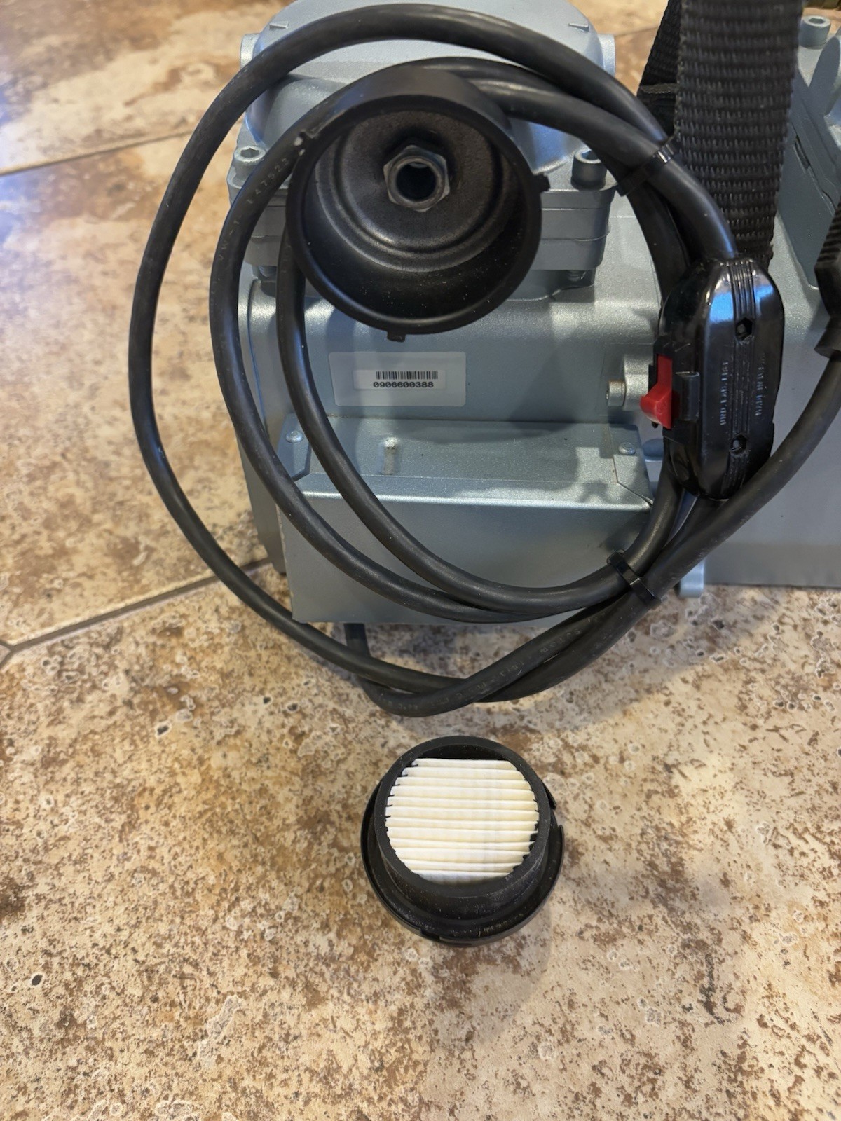 Set of Two-Air Compressor: Gast Model Number : BFB-DAA-P716A-EB