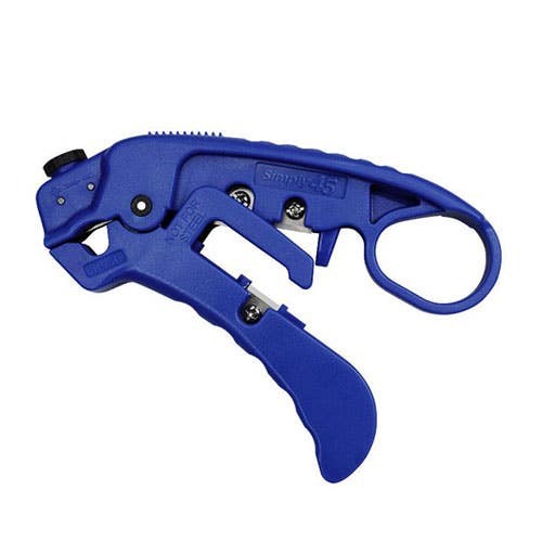 Simply45 S45-S01BL Adjustable Cable Stripper, Blue