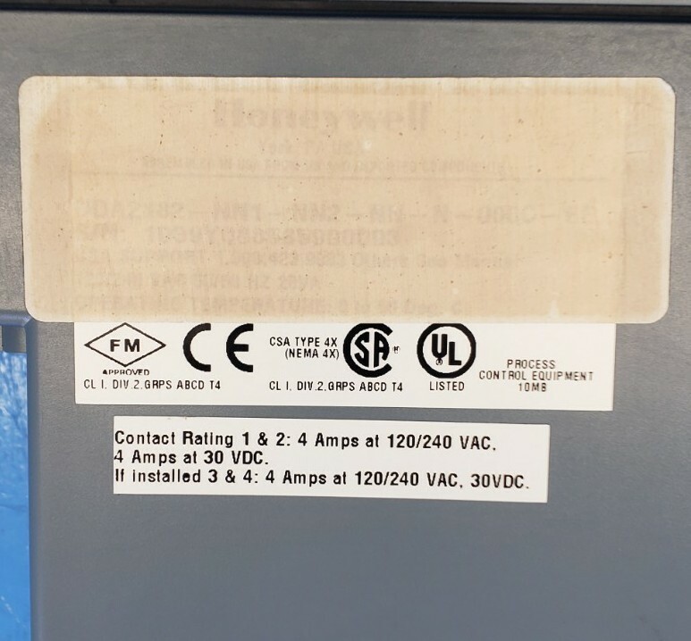 Honeywell UDA2182-NN1-NN2-NN-N-0000-EE Dual Input Analytical Analyzer