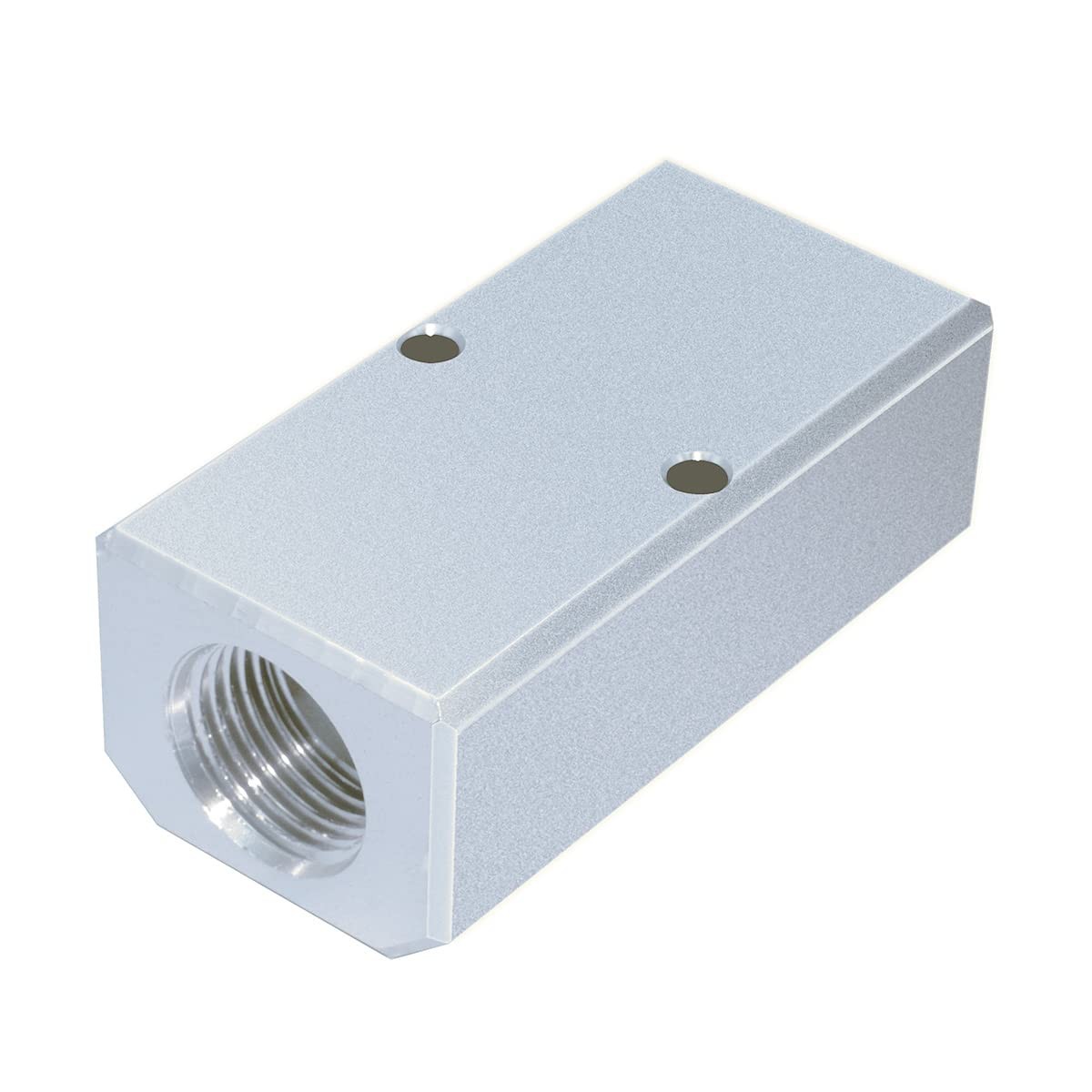 2 Way 4 Port 1/2″NPT Input Port 1/4″NPT Output Port Aluminum Air Hose Inline …
