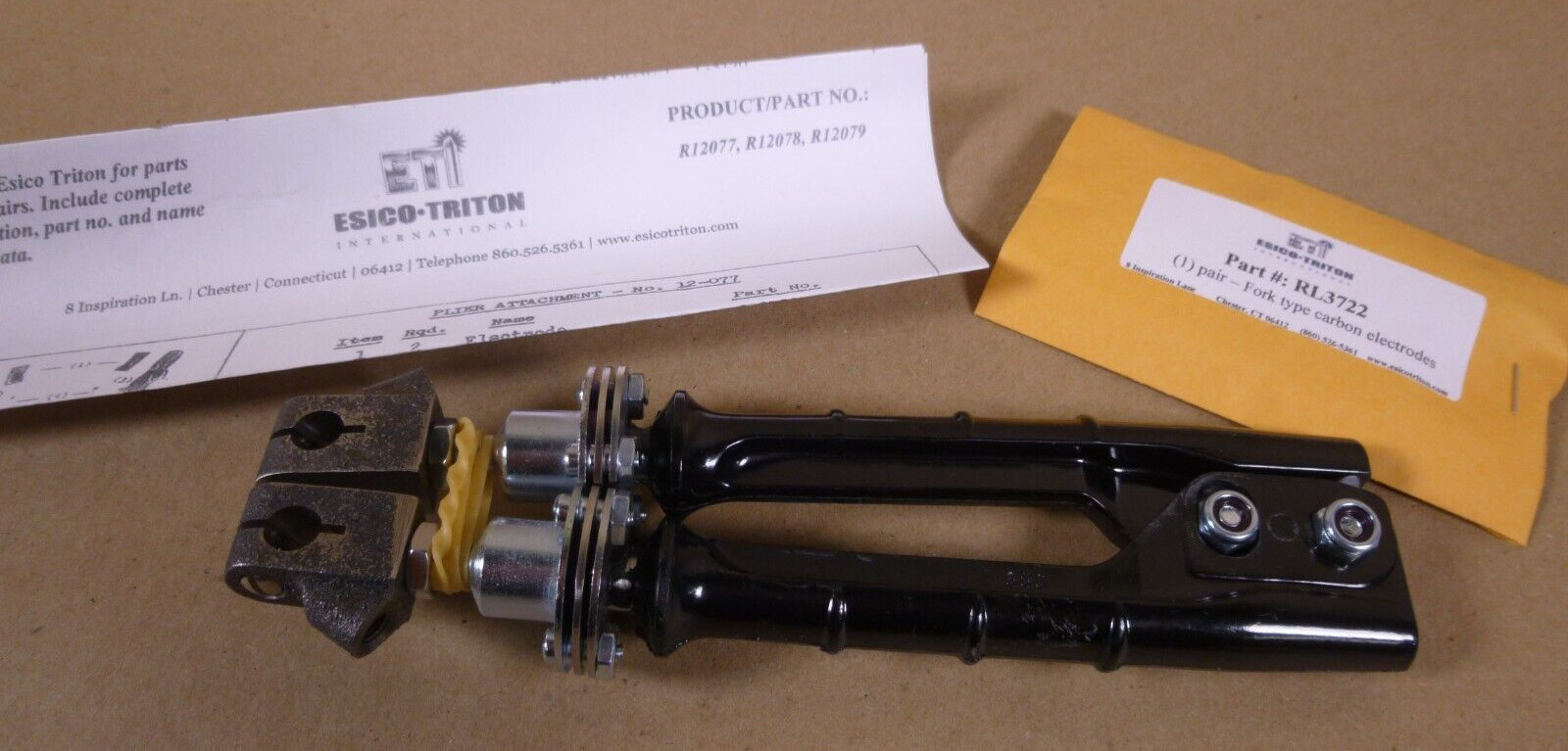 Esico Triton R12078 Dual-Probe Soldering Handpiece 450Watt Fork Type RL3722