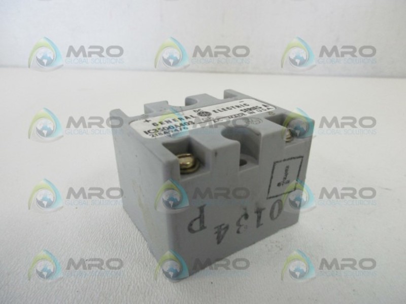 GENERAL ELECTRIC IC3500A403C8 CONTROL RECTIFIER UNMP