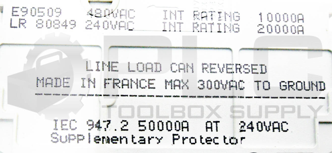 NEW SQUARE D MG18287 SUPPLEMENTARY PROTECTOR 30 AMP, 3 POLE, C CURVE, MG-18287