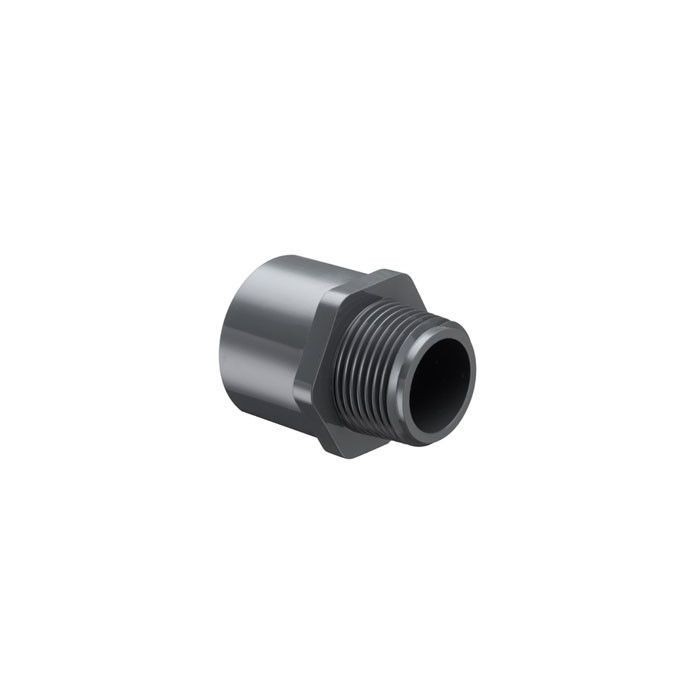 Winston Basics 836-040 1/2″ PVC S80 SOC X MPT Adapter