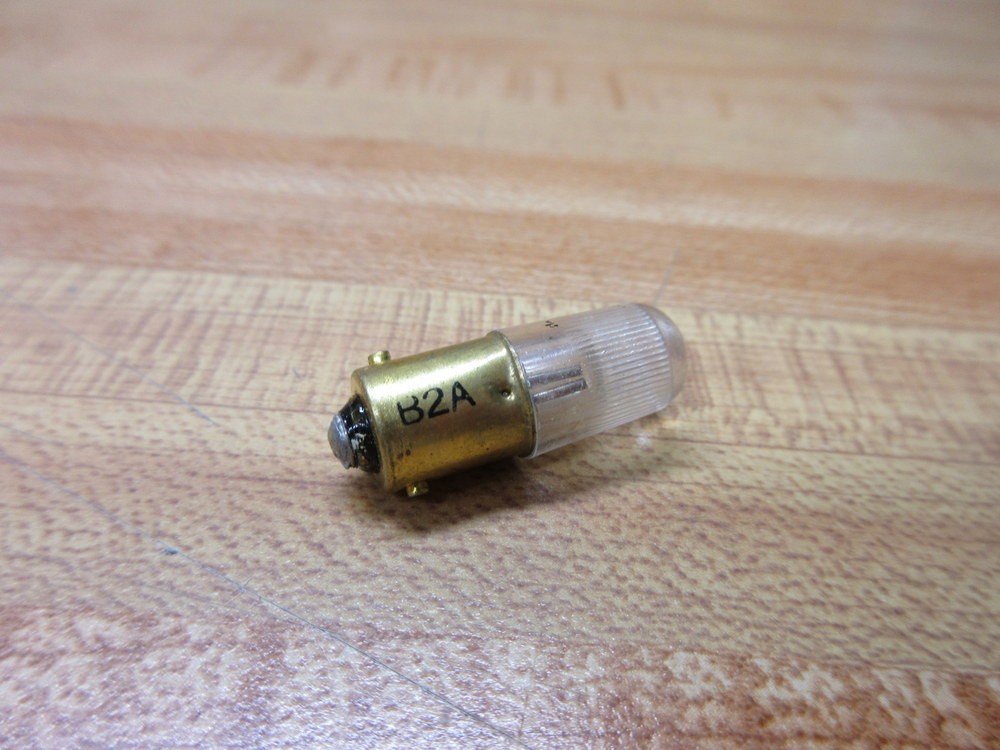 Allen Bradley B2A Miniature Lamp Light Bulb Gold Color Base (Pack of 6)