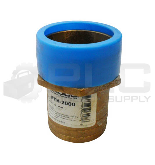 NEW GROCO PTH-2000 BRONZE PIPE TO HOSE ADAPTER 2″ NPTX 2″ BARB