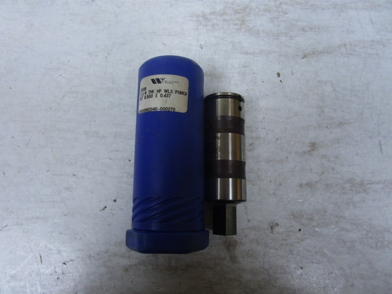 NEW WILSON TOOL 2586 1-1/4 THK HP WLS PUNCH RT 0.500 X 0.437