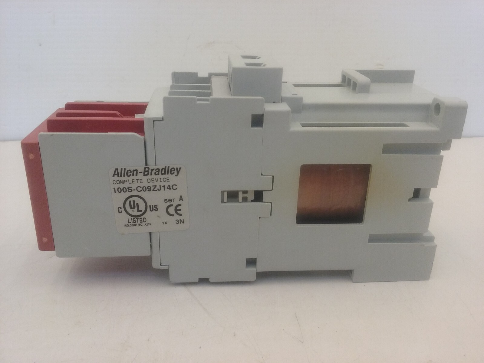 ALLEN BRADLEY 100S-C09ZJ14C GUARDMASTER CONTACTOR 9A 24VDC 1NO/4NC SERIES A NNB
