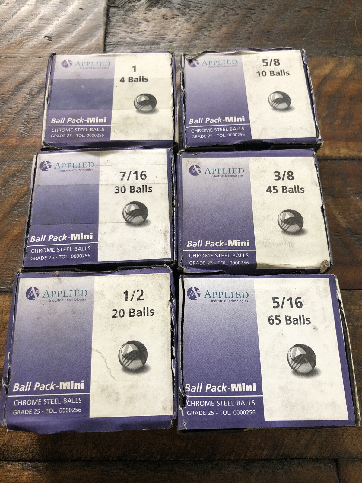 Applied Industrial Technologies Ball Pack – Mini Chrome Steel Balls Grade 25