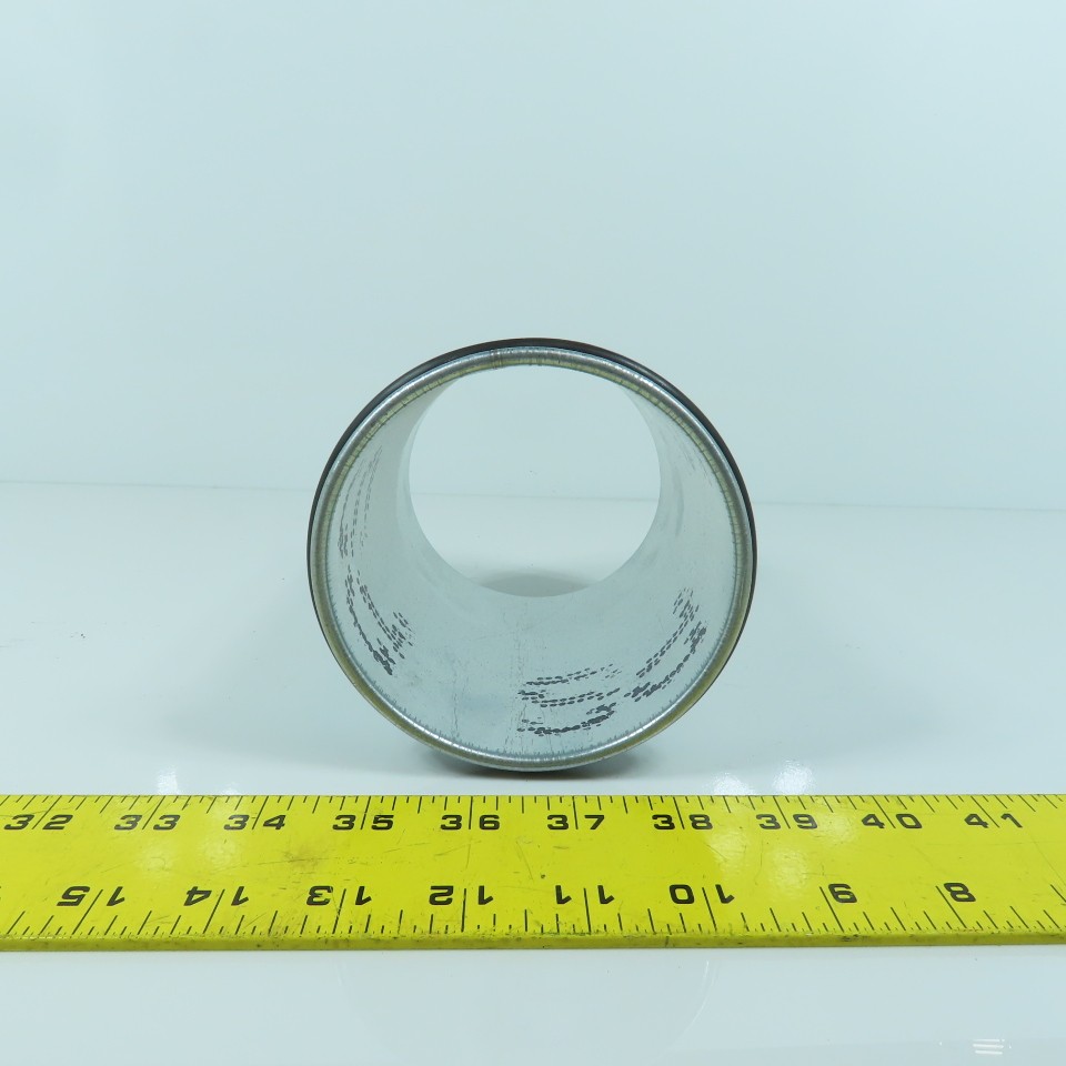 4″ Quick Clamp Rolled Edge Galvanized Steel Duct Pipe 5-3/4″ OAL