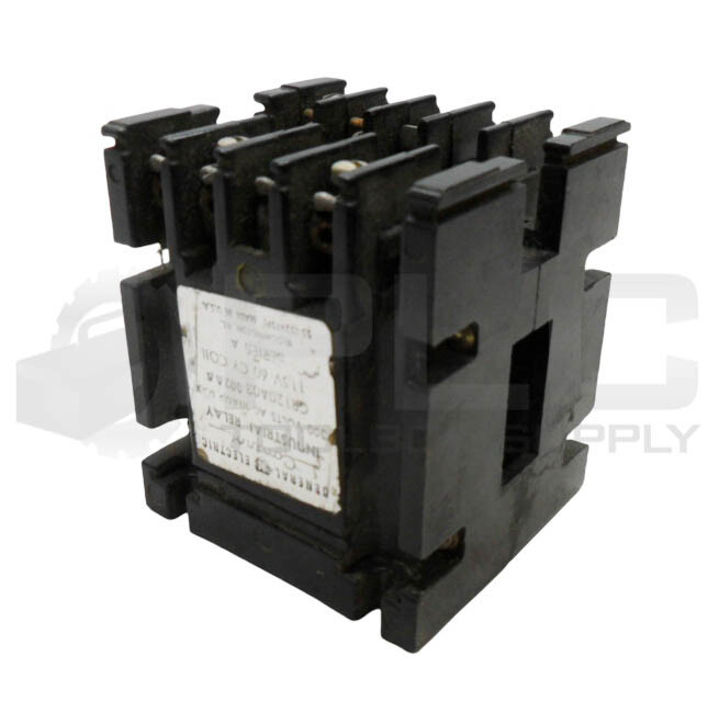 GENERAL ELECTRIC CR120A03002AA /A INDUSTRIAL RELAY 300VAC 10A W/ 55-1G2 COIL