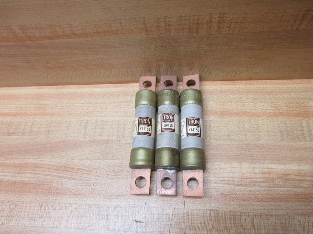 Buss KAC 50 Bussmann Fuse Cross Ref 49ZU67 (Pack of 9)