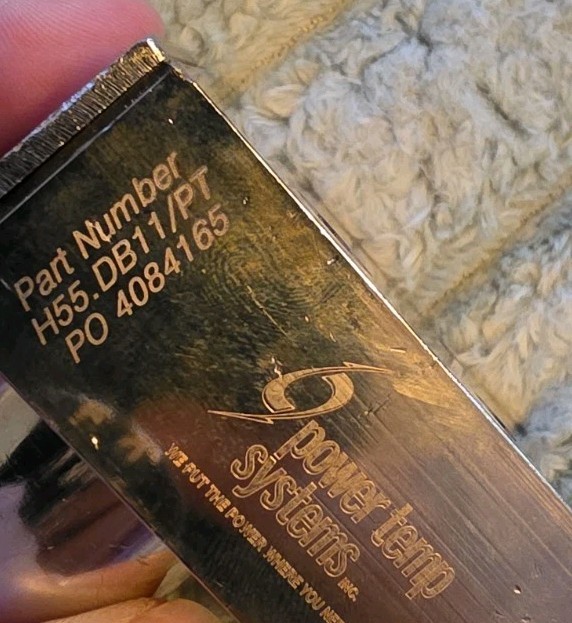 Power Temp Systems H55.DB11/PT Cylinder Tool Safety Interlock Replacement