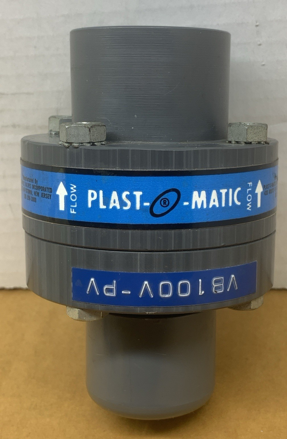 PLAST-O-MATIC VB100V-PV VACUUM BREAKER 1″ **NEW**