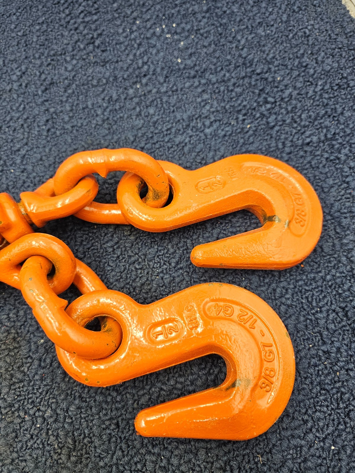 3/8″ G7 to 1/2″ G4 Lever Load Binder Forged Steel Powder Coated Orange