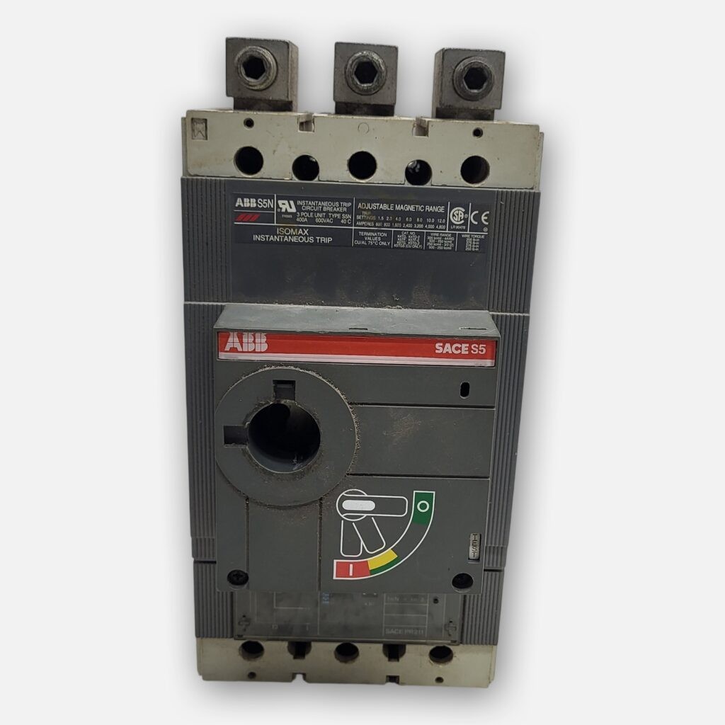 ABB S5N INSTANTANEOUS TRIP CIRCUIT BREAKER 400A 3P 600VAC