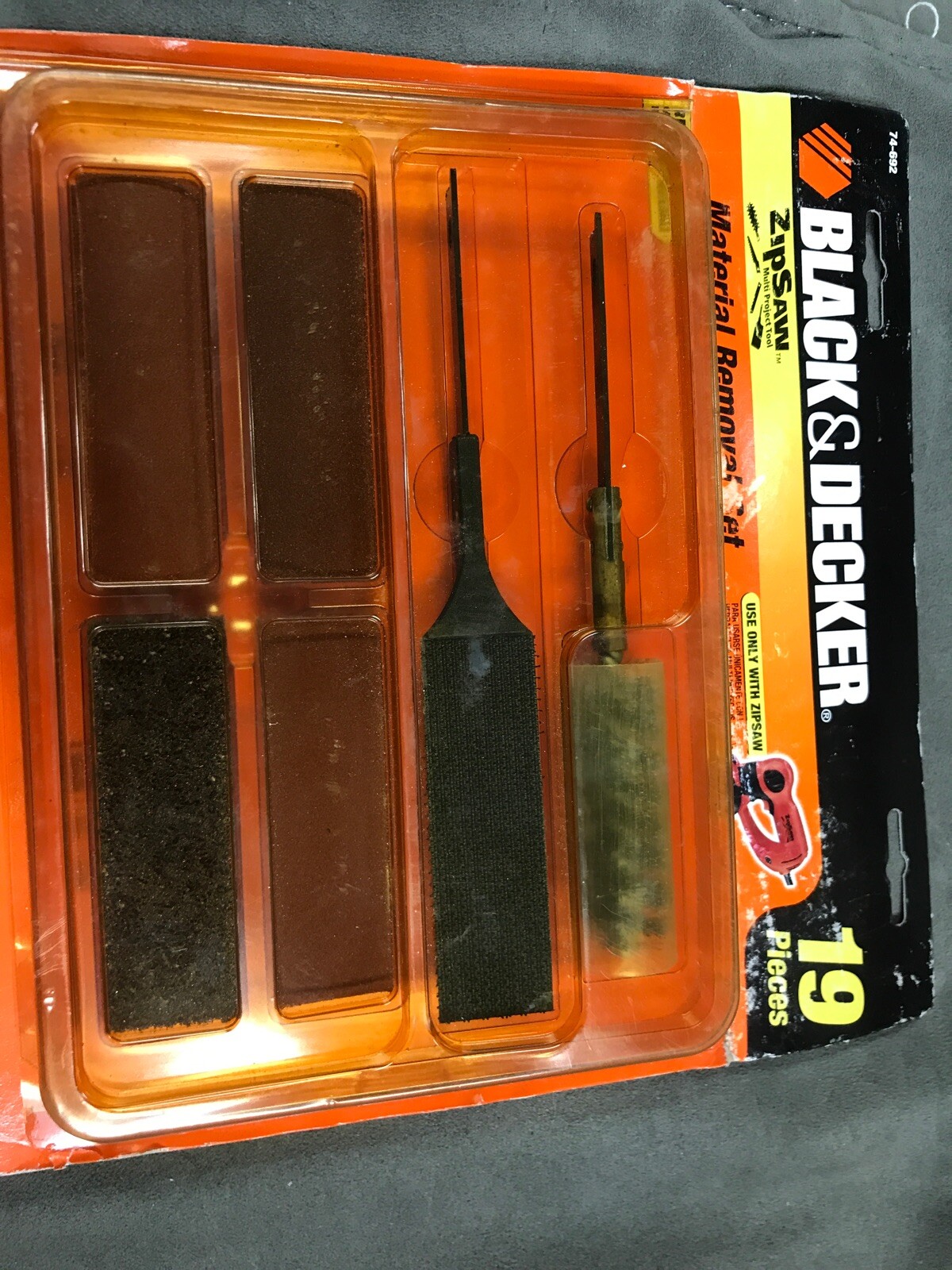 BLACK & DECKER 74-692 19 Piece Zipsaw Material Removal Set