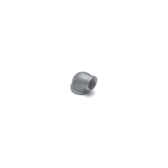 Winston IB9JH 1-1/2″ X 1-1/4″ Black Steel 150# 90� Elbow GBL