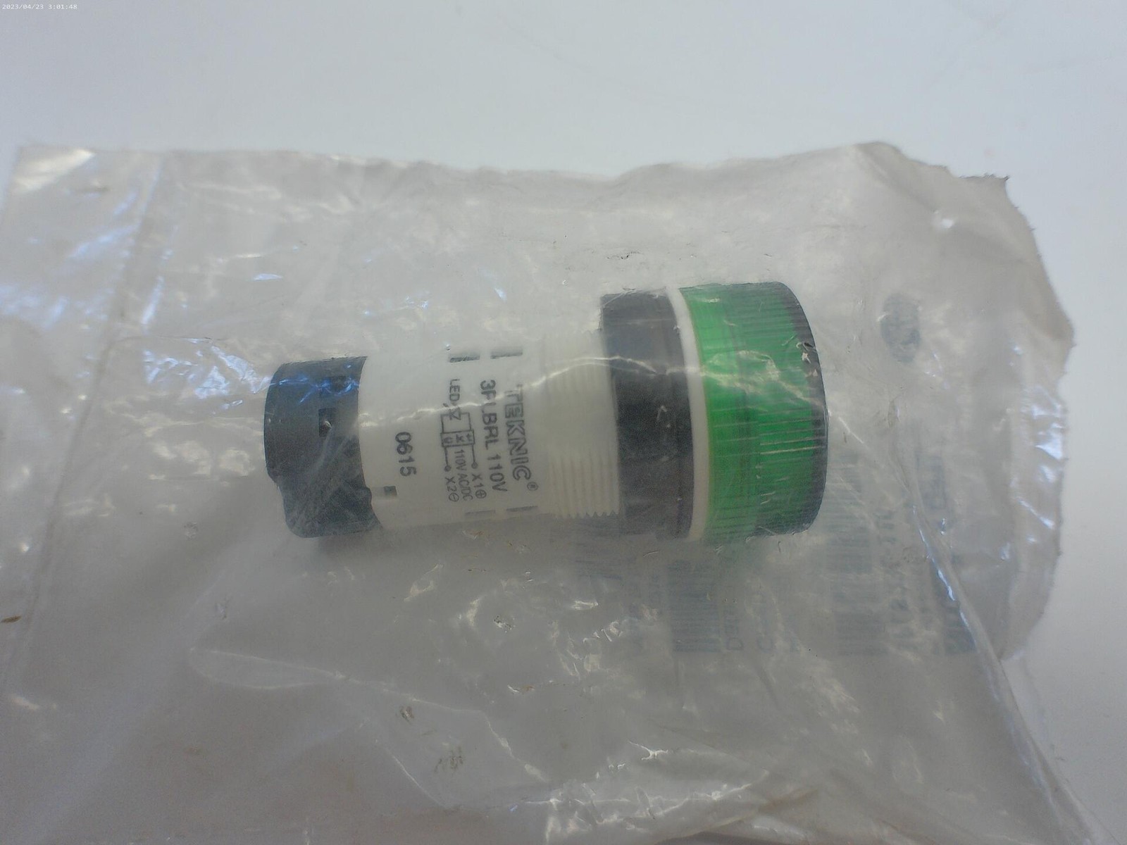 ALTECH 3PLBR3L-110 PILOT LIGHT GREEN NSMP