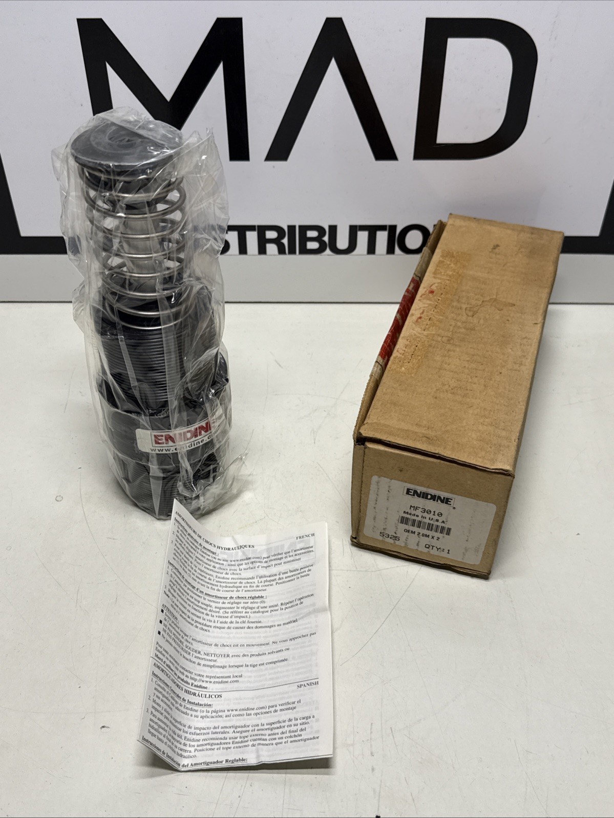 Endine MF3010 OEM 2.0M X 2 Shock Absorber