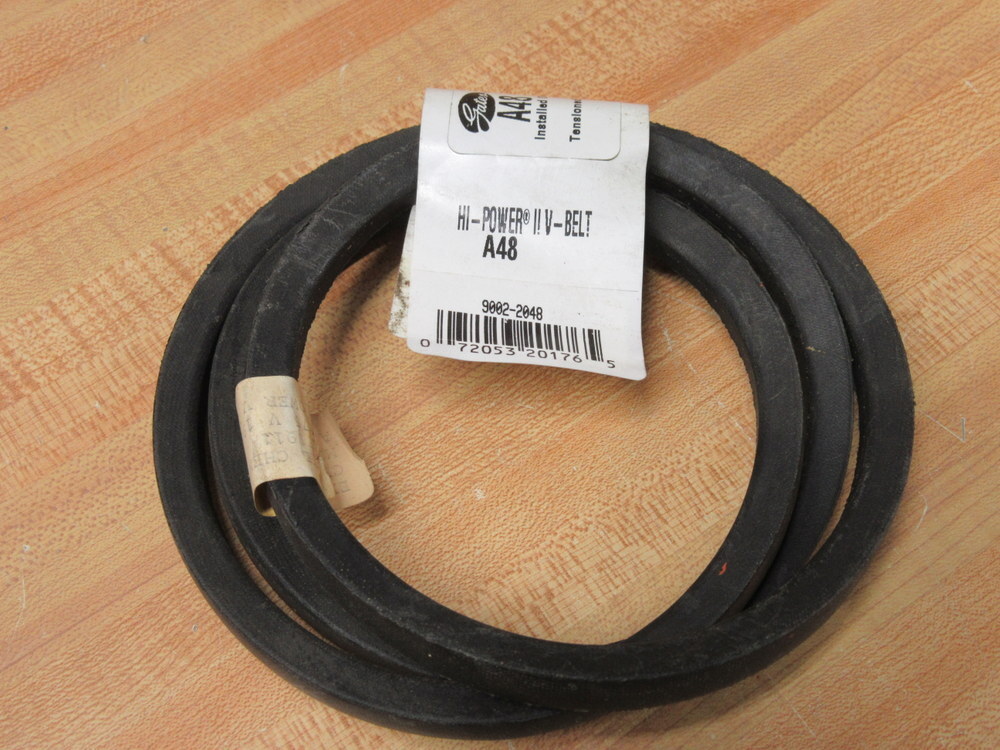 Gates A48 Hi-Power II V-Belt 9002-2048 (Pack of 2)