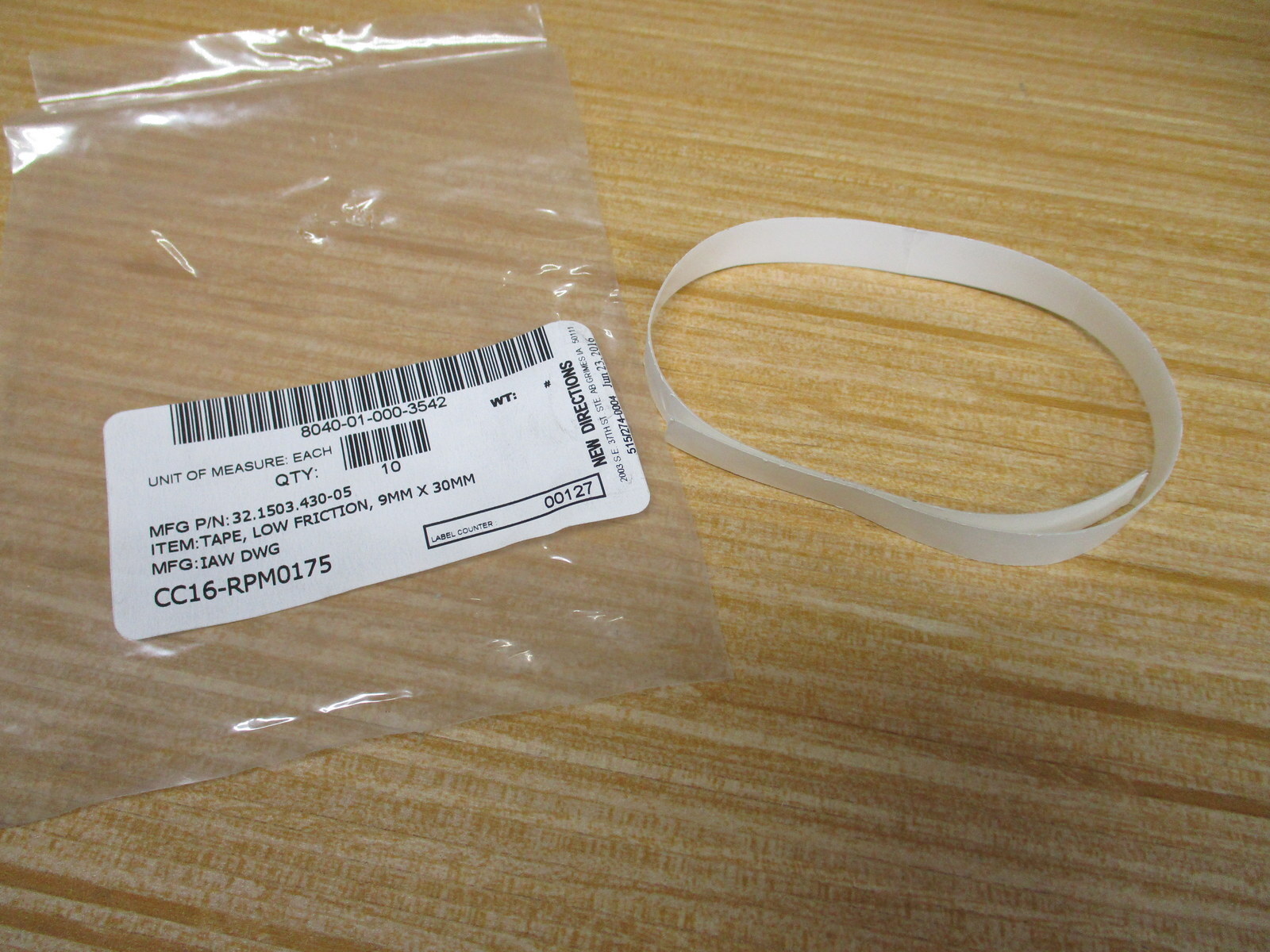 New Directions 32.1503.430-05 Low Friction Tape (Pack of 5)