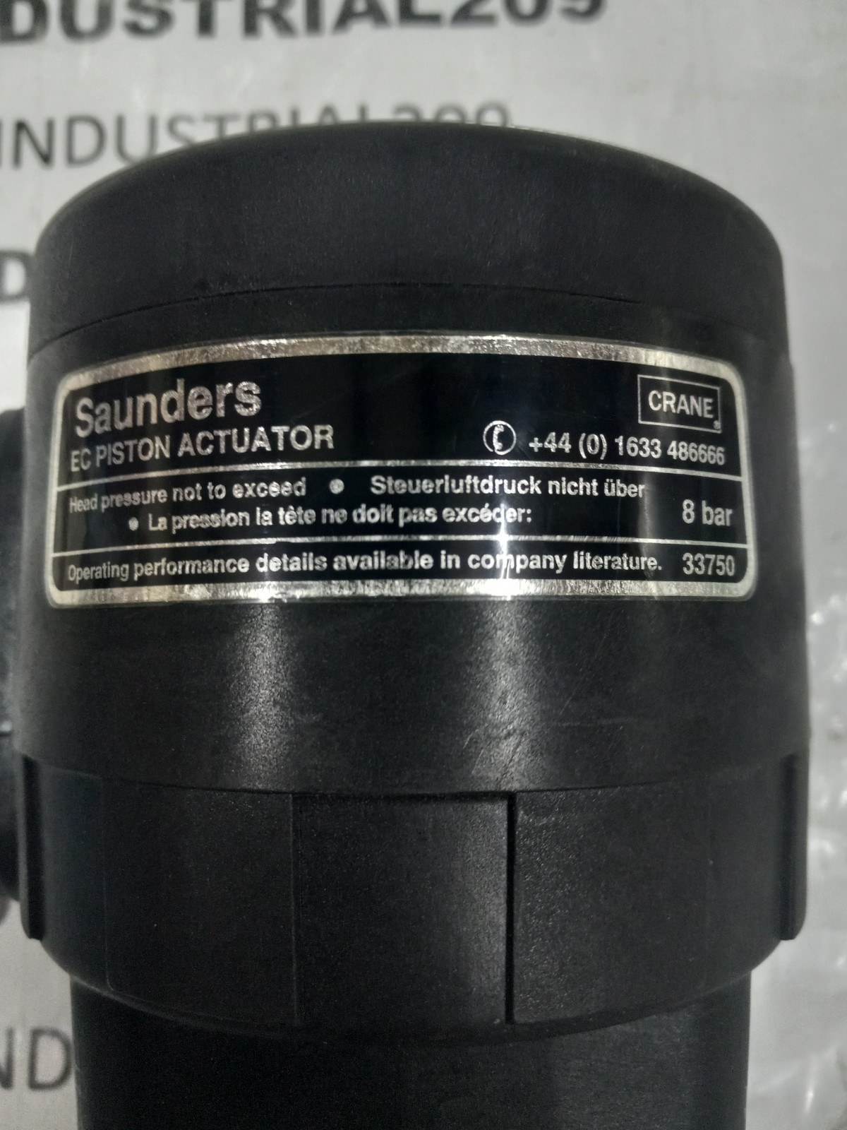 SAUNDERS EC PISTON ACTUATOR 33750