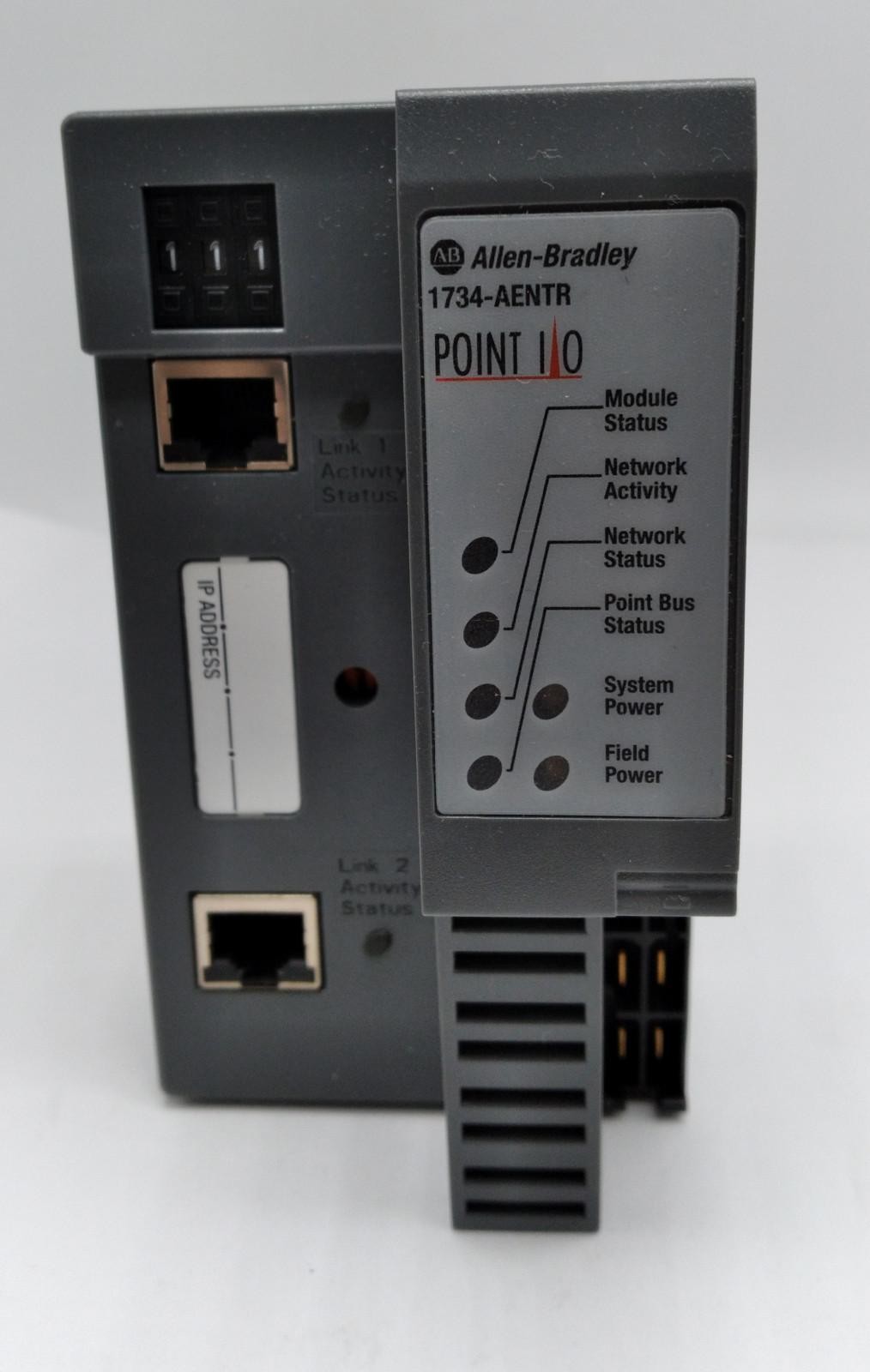 ALLEN BRADLEY 1734-AENTR POINT I/O ETHERNET IP ADAPTER 24VDC SER B